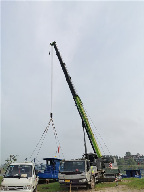 东宝区桥梁建设吊装案例